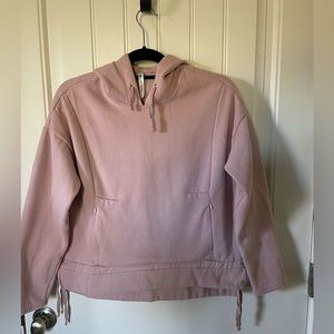 Fabletics Pink Hoodie with Zipper Pockets Size Small